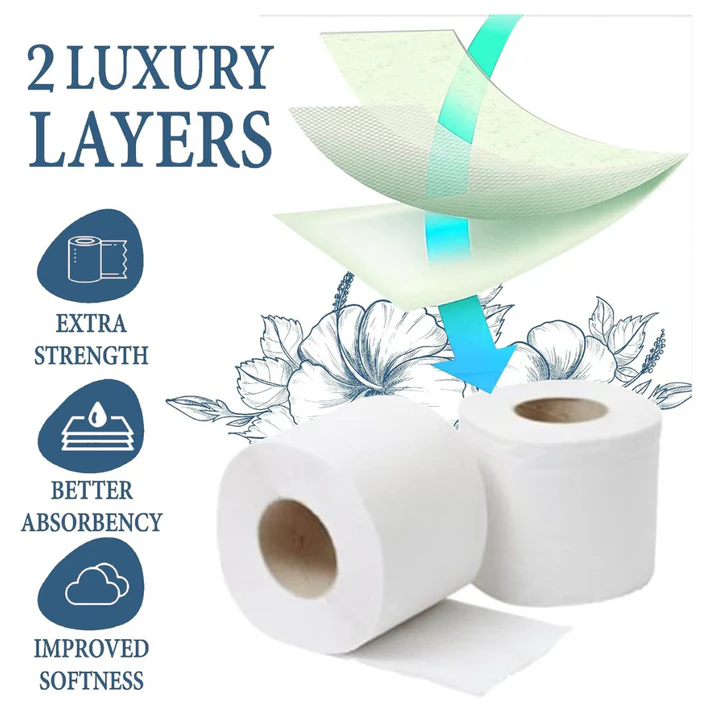 New Users Sale — Phoenix Quilted 2-Ply Soft White Toilet Rolls | 72 Pack (150 Sheets per Roll) - Image 3