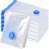 6 Pack 100 X 130cm  Vacuum Storage Bags Jumbo, Strong Space Saver Compression Bags XXL Vacuum Pack Bags for Duvets, Quilts, Comforters, Bedding, Pillows- Save 80% Space