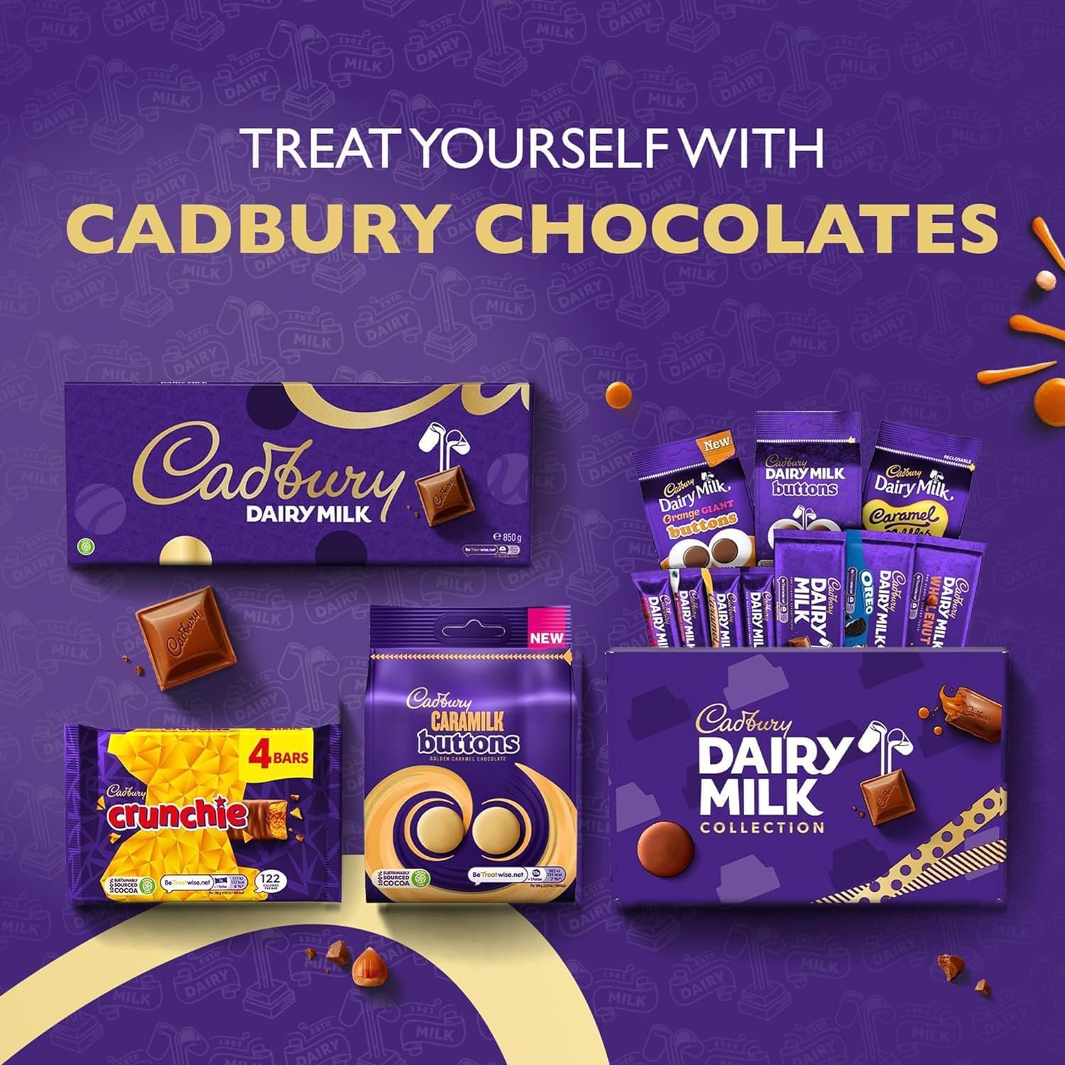 Cadbury Heroes Chocolate Bulk Share Box, Assorted Mini-Size Milk Chocolate Bars, Great for Gifting, 2 kg (Pack of 1) - Image 8